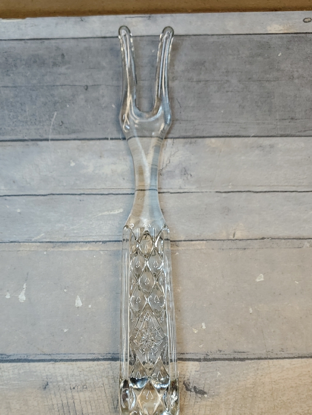 Anchor Hocking Glass Fork